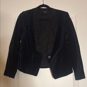 Ann Taylor Black Tailored Blazer with Classic Lapel
